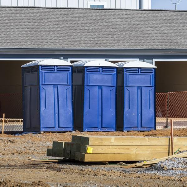 Heavy-duty construction site porta potty in Pasco, Washington